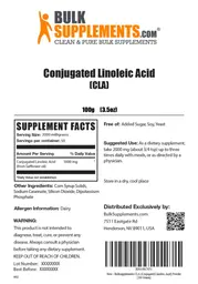 Label for Conjugated Linoleic Acid (CLA)