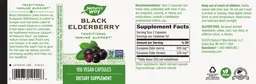 Label for Black Elderberry
