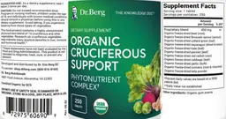 Label for Organic Cruciferous Support