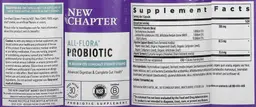 Label for All-Flora Probiotic