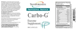 Label for Carbo-G