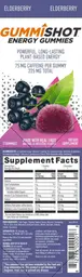 Label for Energy Gummies Elderberry