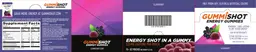 Label for Energy Gummies Elderberry