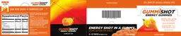 Label for Energy Gummies Valencia Orange