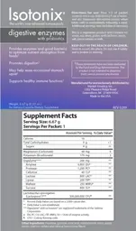 Label for Digestive Enzymes with Probiotics
