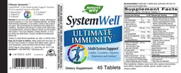 Label for SystemWell Ultimate Immunity