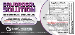 Label for Salidrosol Solution