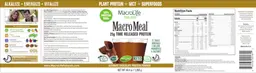 Label for MacroMeal Ultimate Chocolate