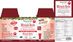 Label for Miracle Reds
