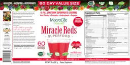 Label for Miracle Reds