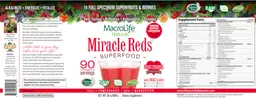Label for Miracle Reds