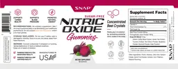 Label for Nitric Oxide Gummies