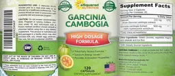 Label for Garcinia Cambogia