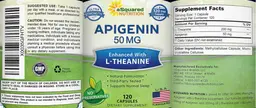 Label for Apigenin 50 mg with L-Theanine