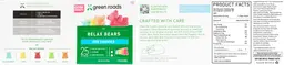 Label for Relax Bears CBD Gummies 25 mg