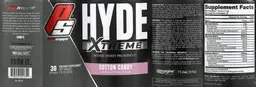 Label for Hyde Xtreme Cotton Candy