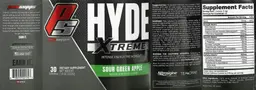 Label for Hyde Xtreme Sour Green Apple