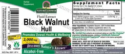 Label for Black Walnut Hull 2,000 mg Alcohol-Free