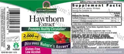Label for Hawthorn Extract