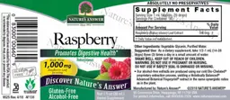 Label for Raspberry Alcohol-Free
