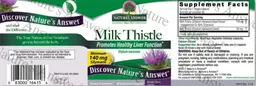 Label for Milk Thistle