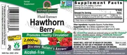 Label for Hawthorn Berry 2,000 mg Alcohol-Free