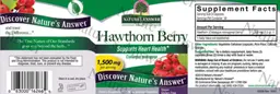 Label for Hawthorn Berry 1,500 mg