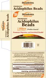 Label for Probiotic Acidophilus Beads
