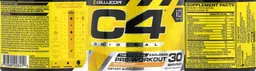 Label for C4 Original Orange Burst