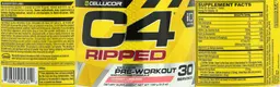 Label for C4 Ripped Cherry Limeade