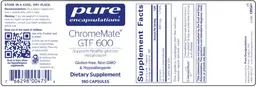 Label for ChromeMate GTF 600