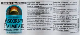 Label for Ascorbyl Palmitate