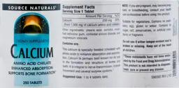 Label for Calcium