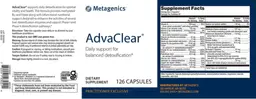 Label for AdvaClear