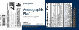 Label for Andrographis Plus
