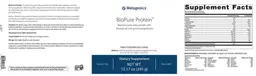 Label for BioPure Protein