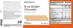 Label for Bone Builder Chewable