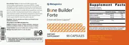 Label for Bone Builder Forte