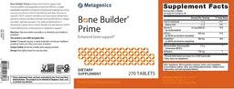 Label for Bone Builder Prime