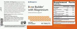 Label for Bone Builder with Magnesium