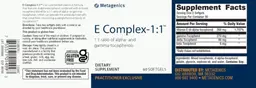 Label for E Complex-1:1