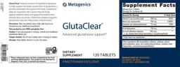 Label for GlutaClear