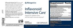 Label for Inflavonoid Intensive Care