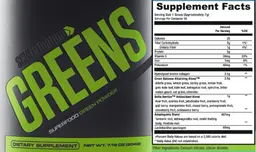 Label for Greens