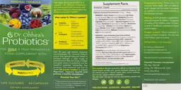 Label for Probiotics
