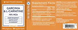 Label for Garcinia & L-Carnitine