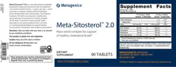 Label for Meta-Sitosterol 2.0