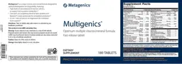 Label for Multigenics