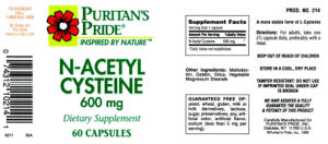 N-Acetyl Cysteine 600 mg
