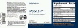 Label for MyoCalm